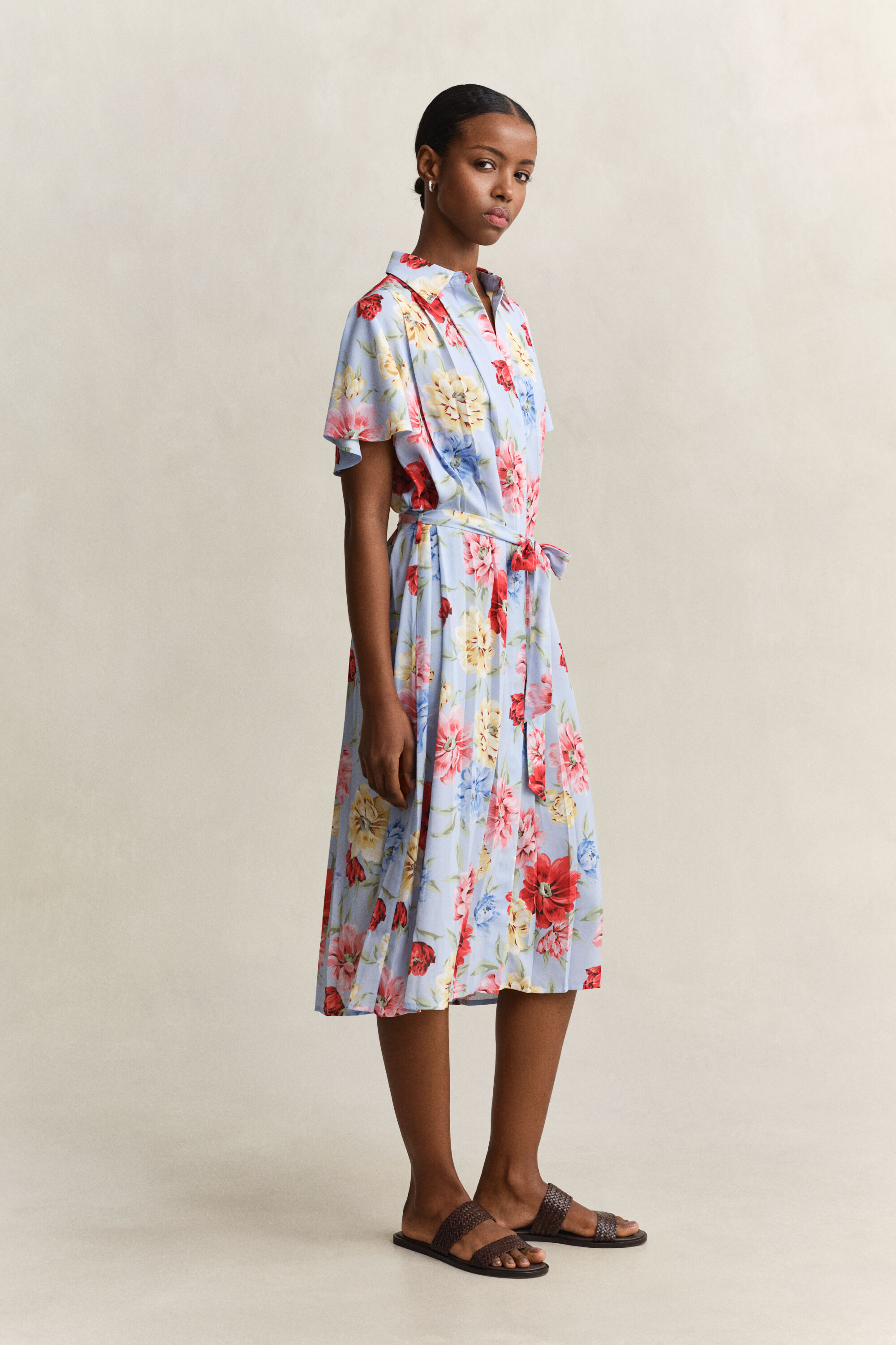 Floral Shirt Dress