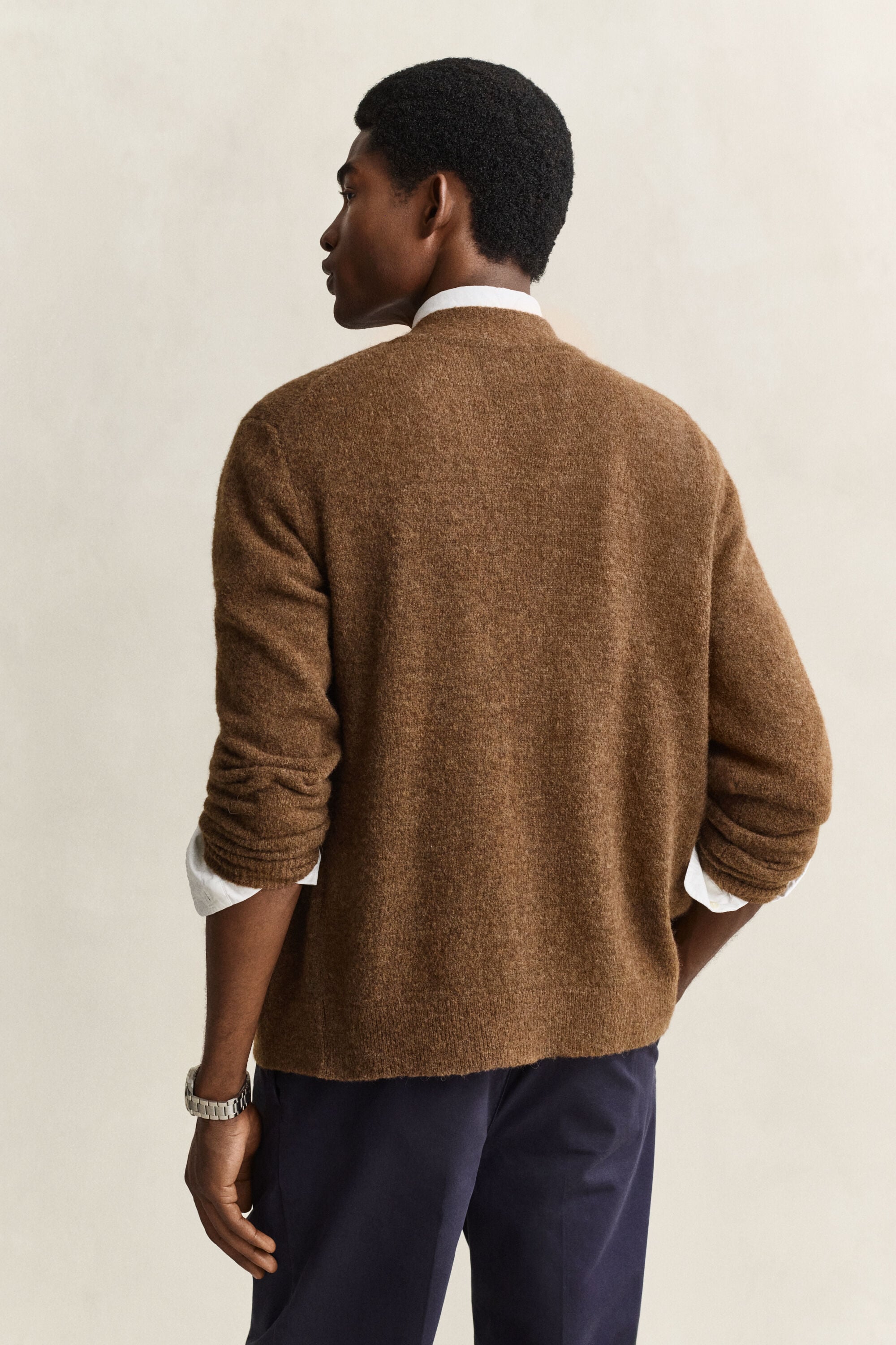 Gant x Yale Brushed Wool Cardigan