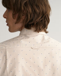 Slim Fit Dobby Dot Shirt