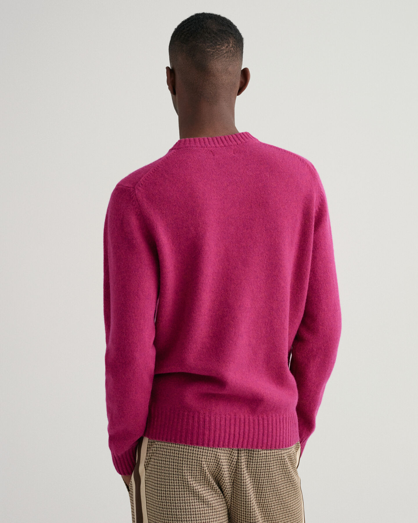 Brushed Wool Crew Neck Sweater