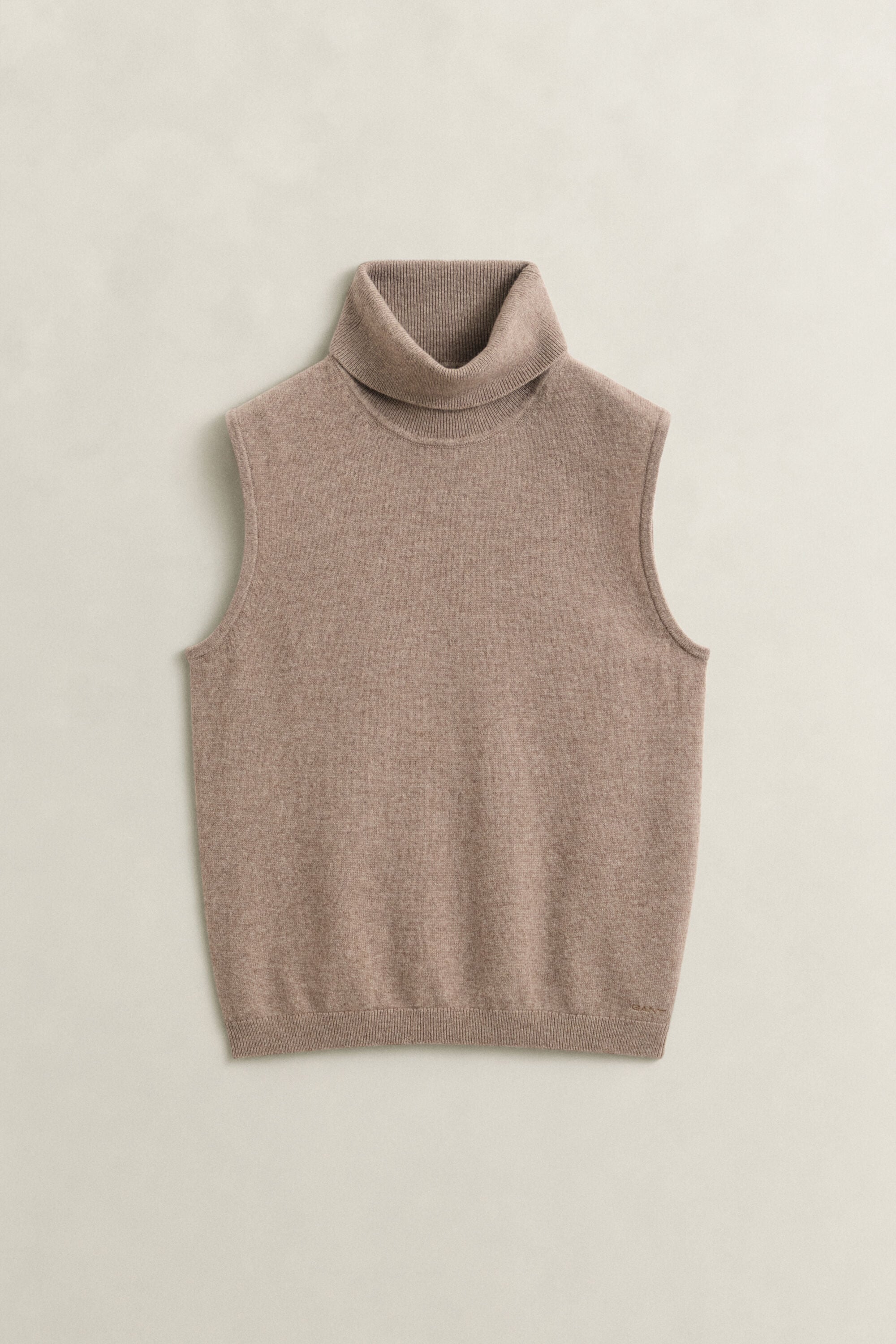 Sleeveless Turtleneck Sweater
