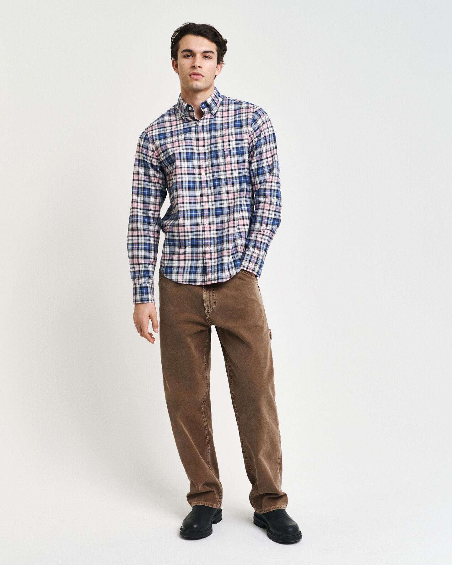 Regular Fit Checked Archive Oxford Shirt