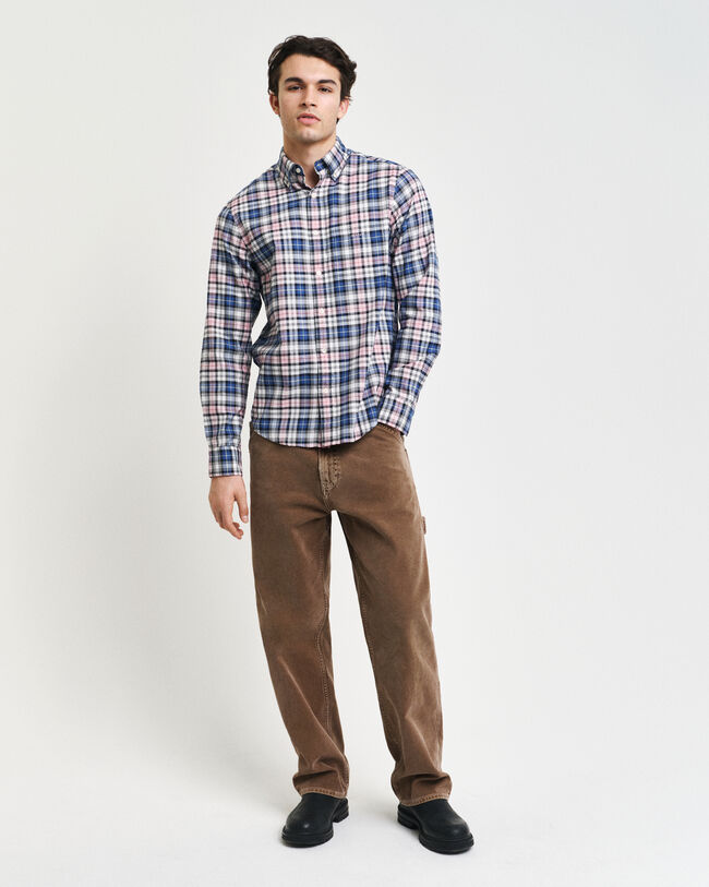 Regular Fit Checked Archive Oxford Shirt