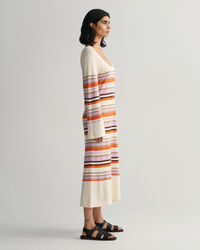 Multi Stripe Crew Neck Dress