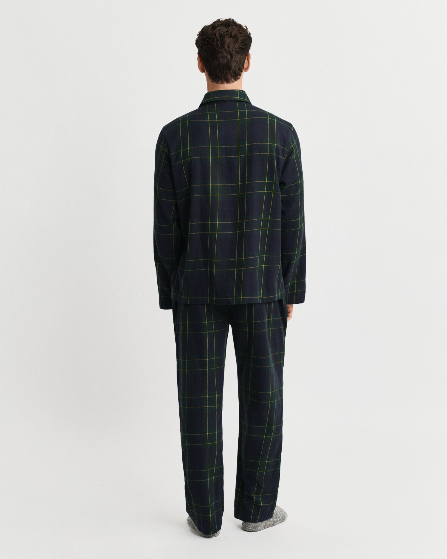 Flannel Checked Pajama Set Gift Box