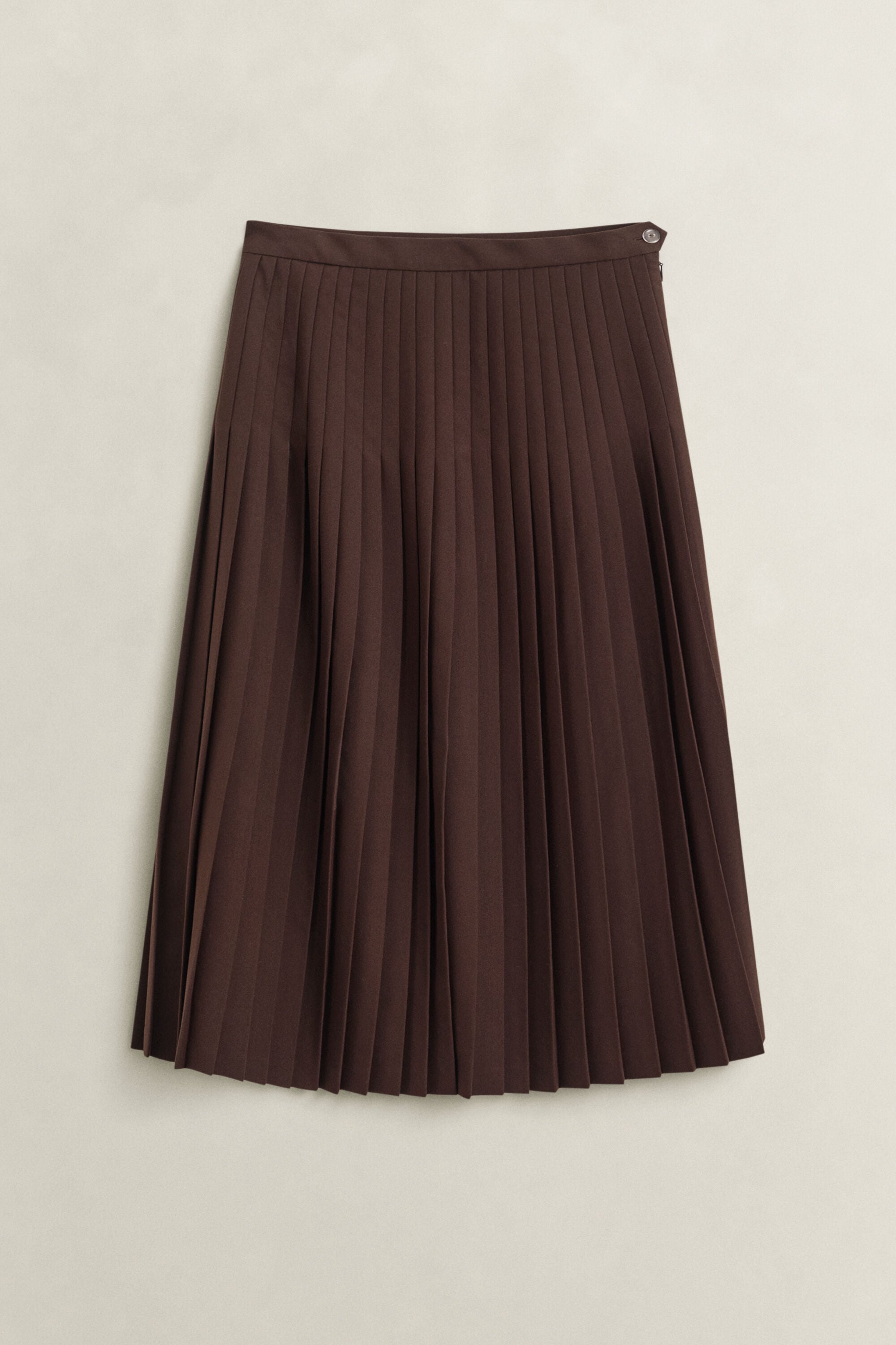 Pleated Midi Skirt