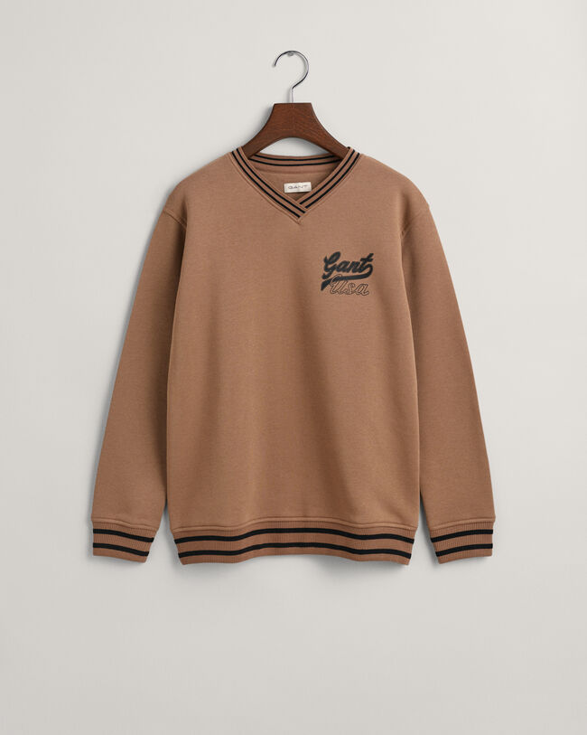 Teen Girls GANT USA V-Neck Sweatshirt
