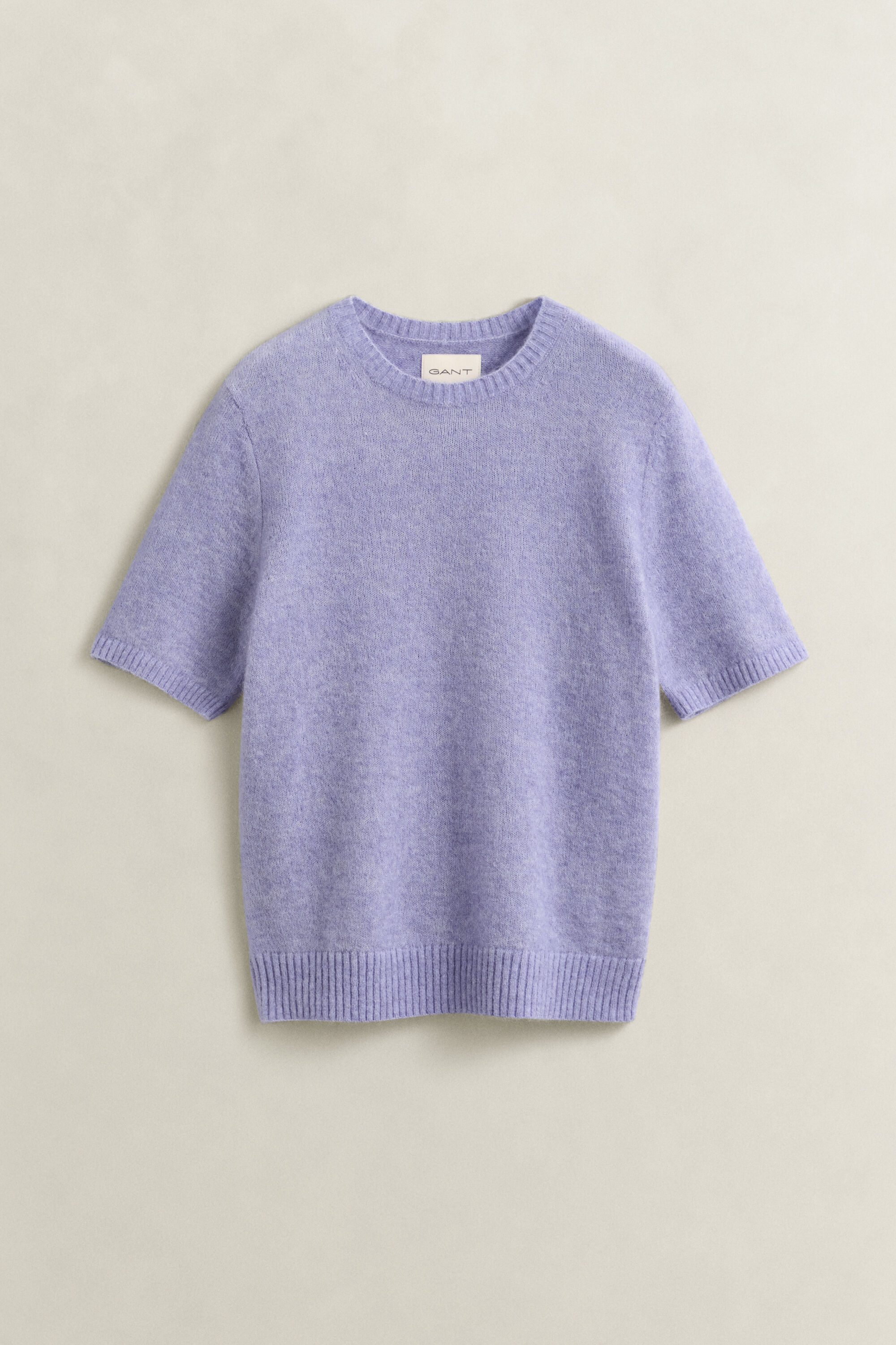 Alpaca Wool Blend Short Sleeve Sweater