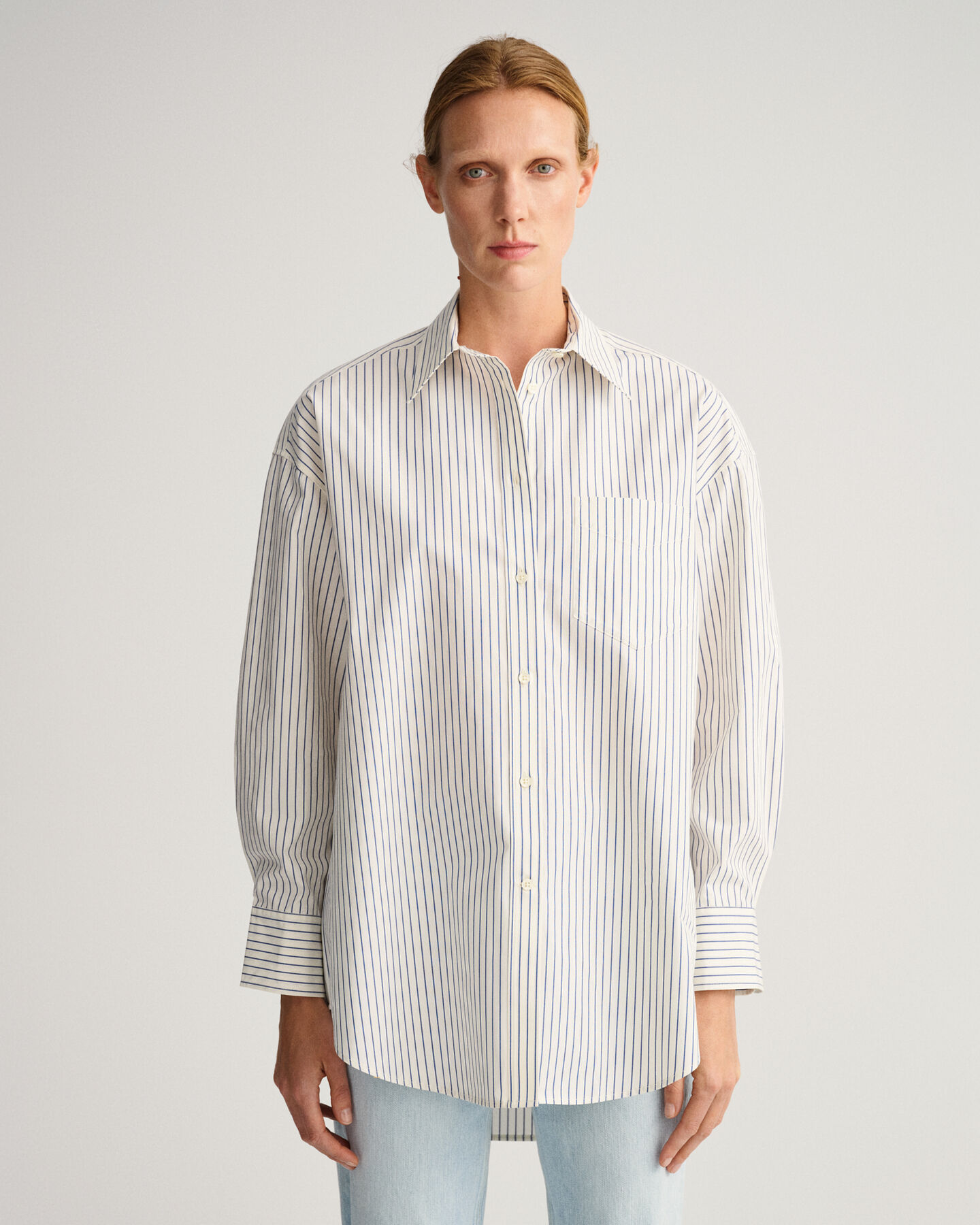 Oversized Pinstripe Shirt