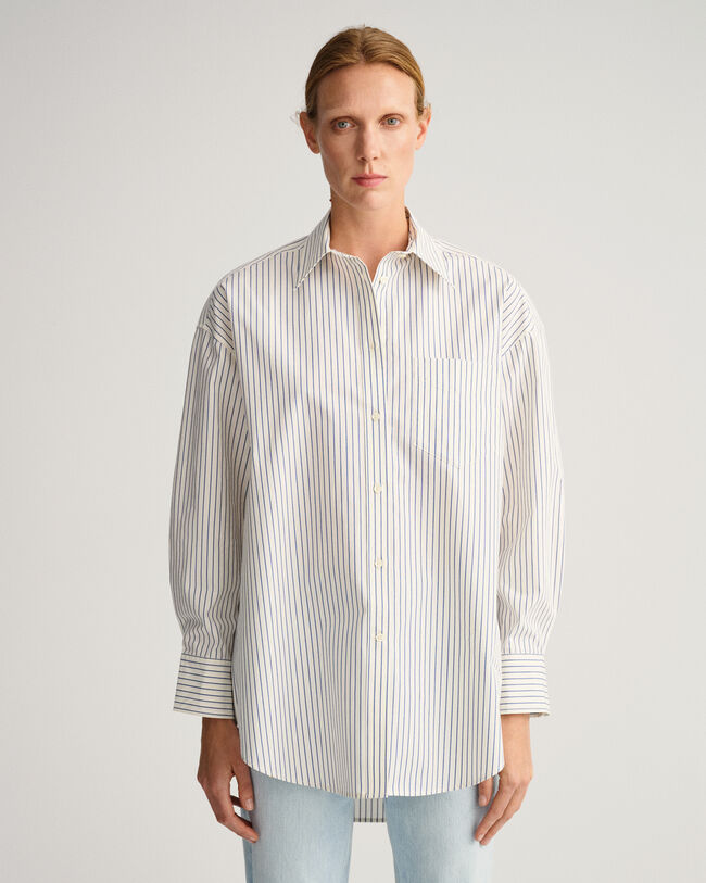 Oversized Pinstripe Shirt