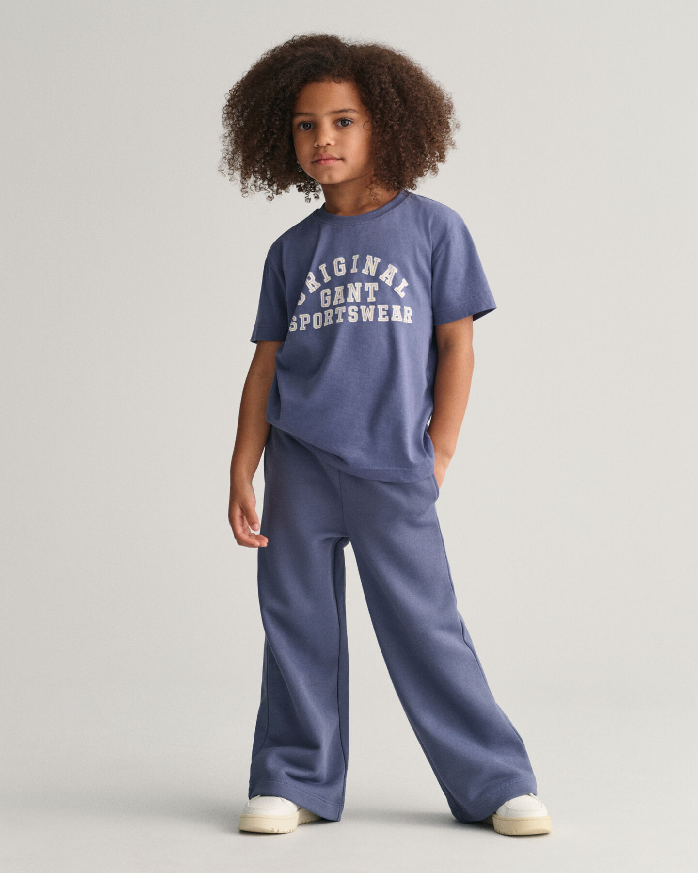 Girls Wide Leg Jersey Pants