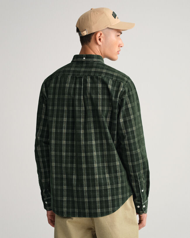 Regular Fit Corduroy Check Shirt