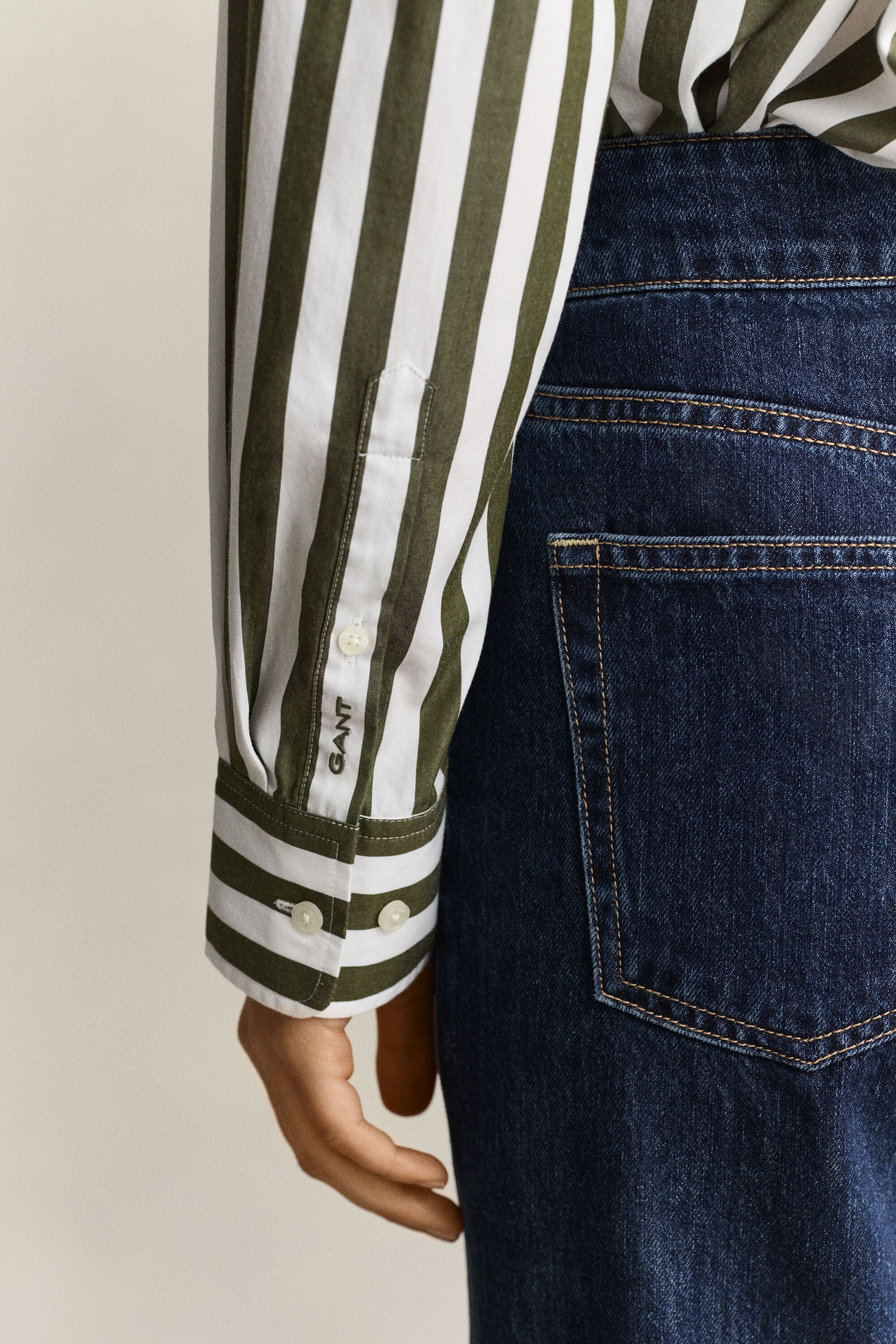 Relaxed Striped Poplin Shirt