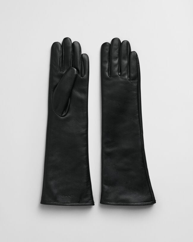 Long Leather Gloves