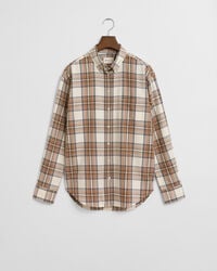 Relaxed Fit Checked Flannel Shirt