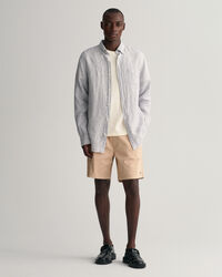 Regular Fit Striped Linen Shirt