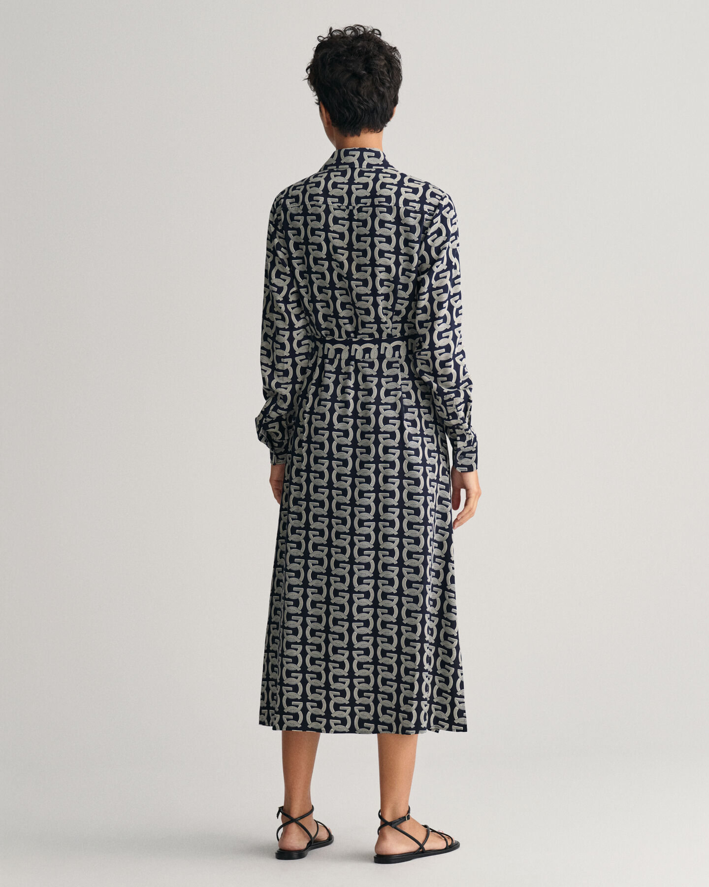 G Patterned Shirt Dress