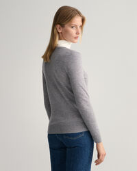 Extra Fine Lambswool V-Neck Sweater