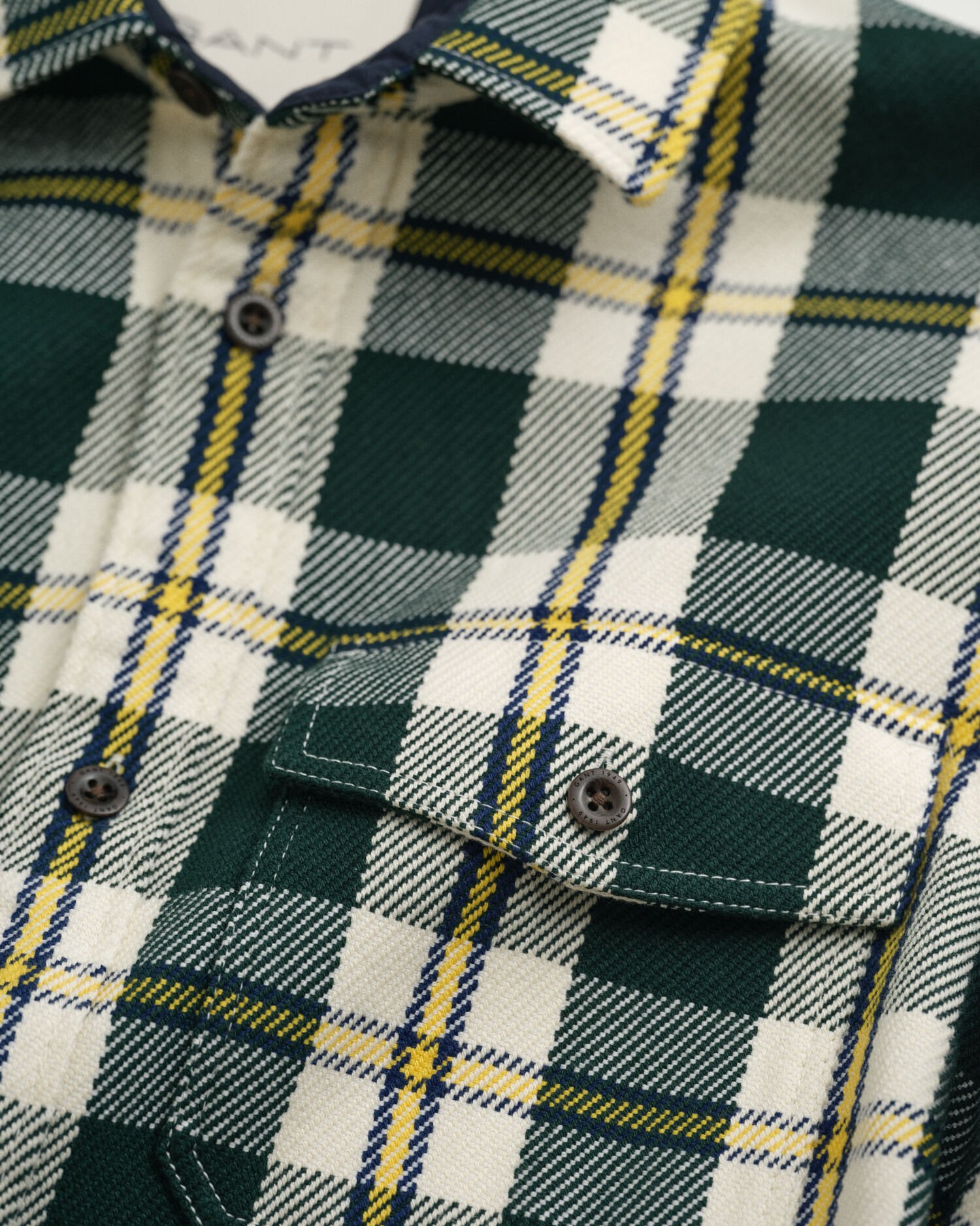 Checked Heavy Twill Overshirt