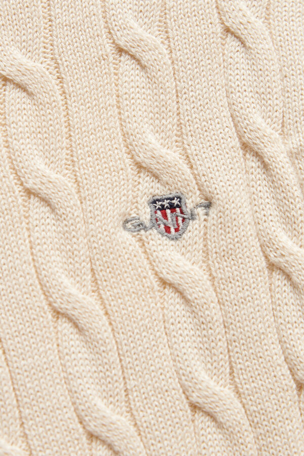 Teen Boys Shield Sweater — CREAMED WHITE