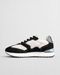 Bevinda Nylon Canvas Suede Sneakers