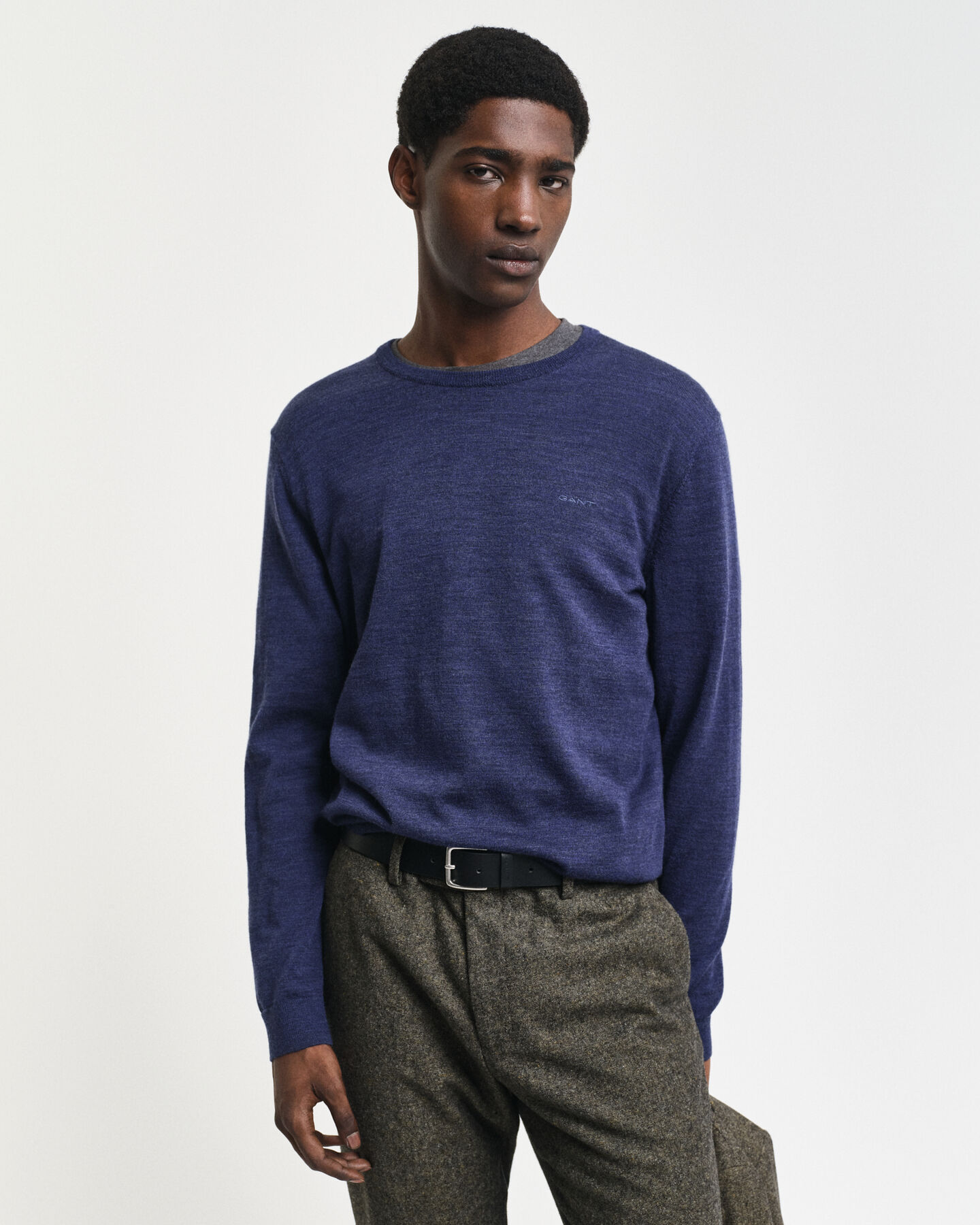 Extra Fine Merino Wool Crew Neck Sweater
