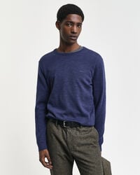 Extra Fine Merino Wool Crew Neck Sweater