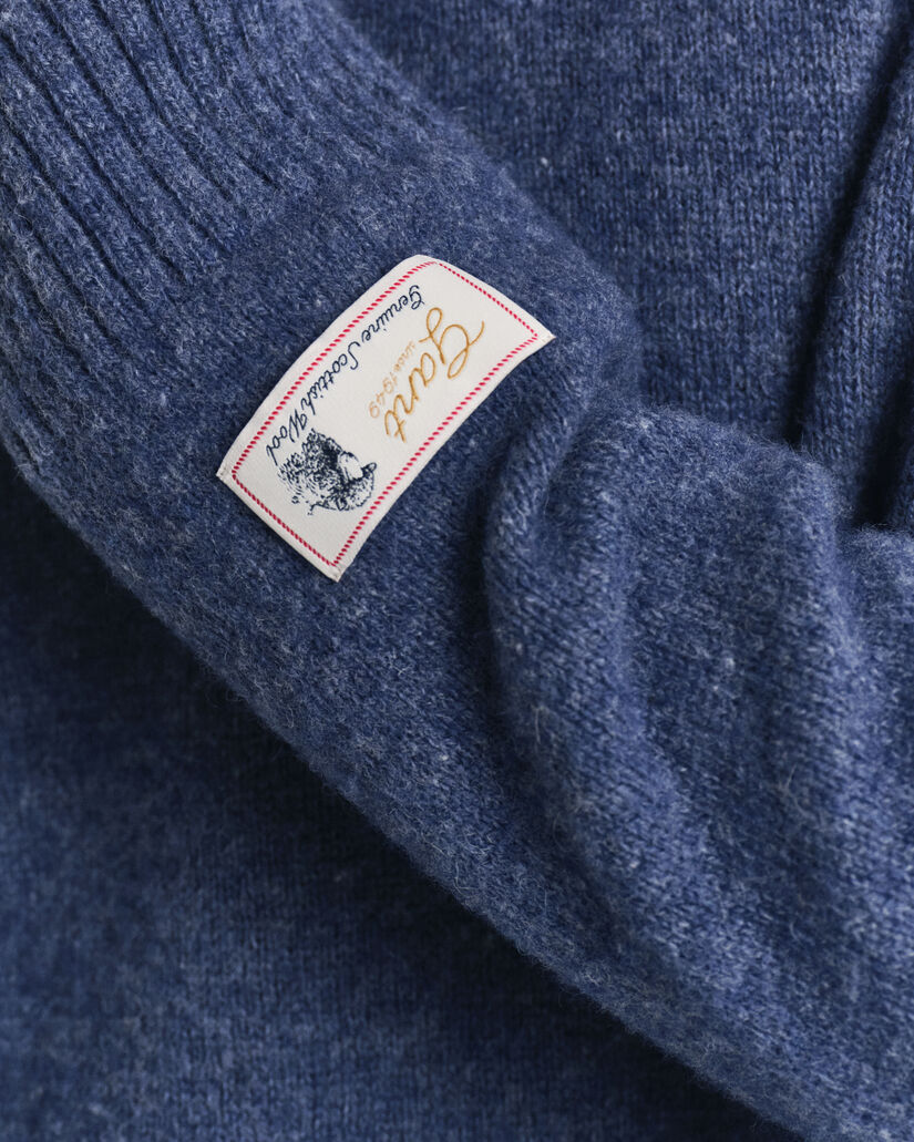 Scottish Wool Crew Neck Sweater