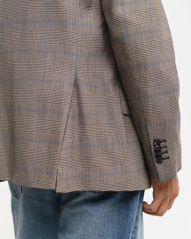 Regular Fit Glen Check Blazer