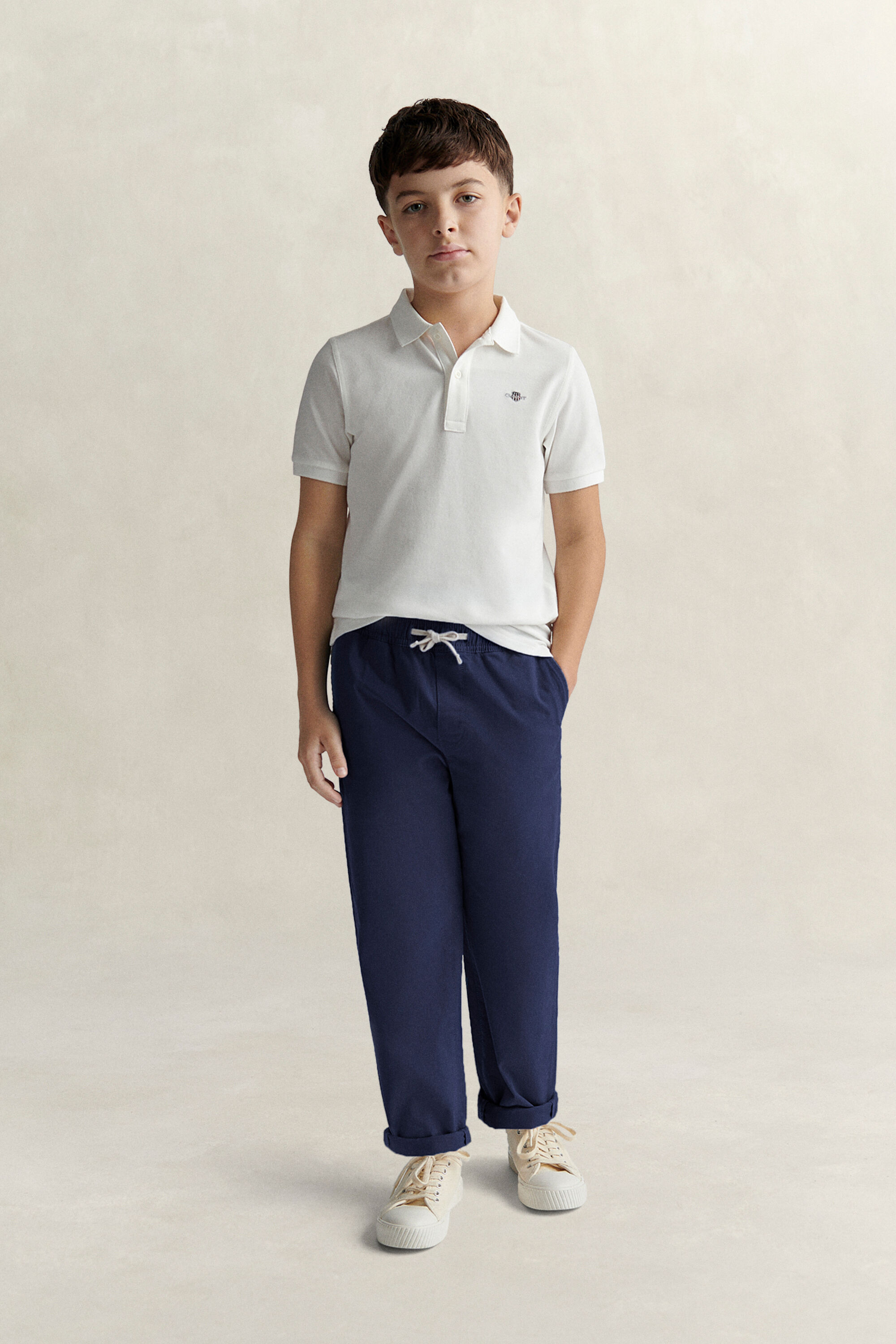 Teens Shield Piqué Polo Shirt