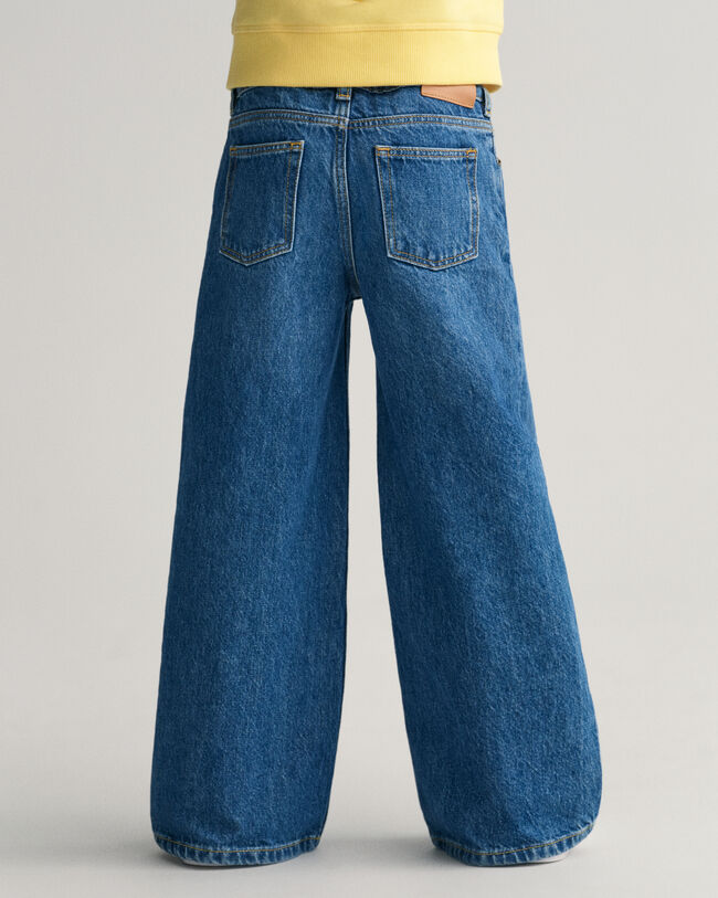 Girls Wide Leg Jeans