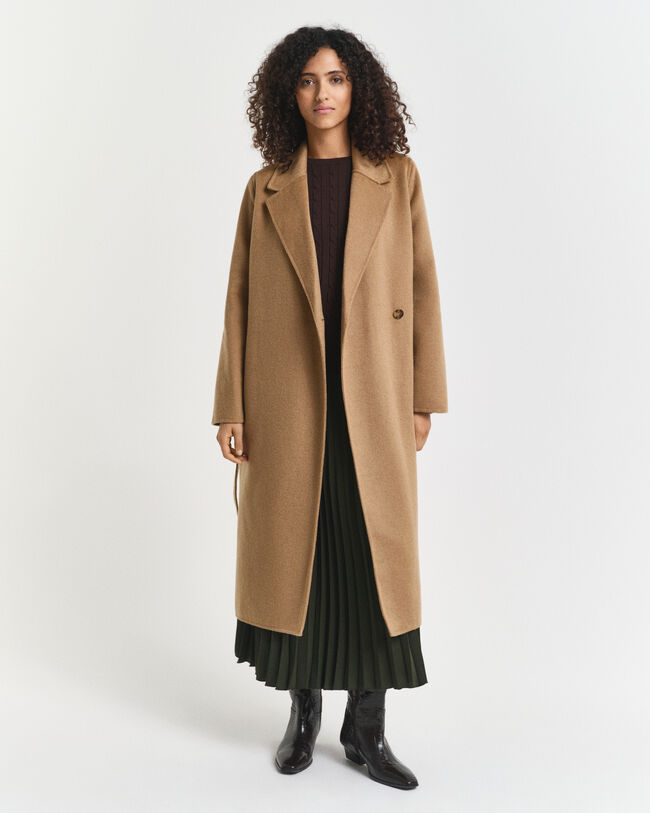 Handstitched Belted Coat