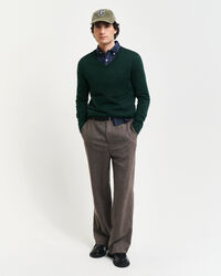 Extra Fine Merino Wool V-Neck Sweater