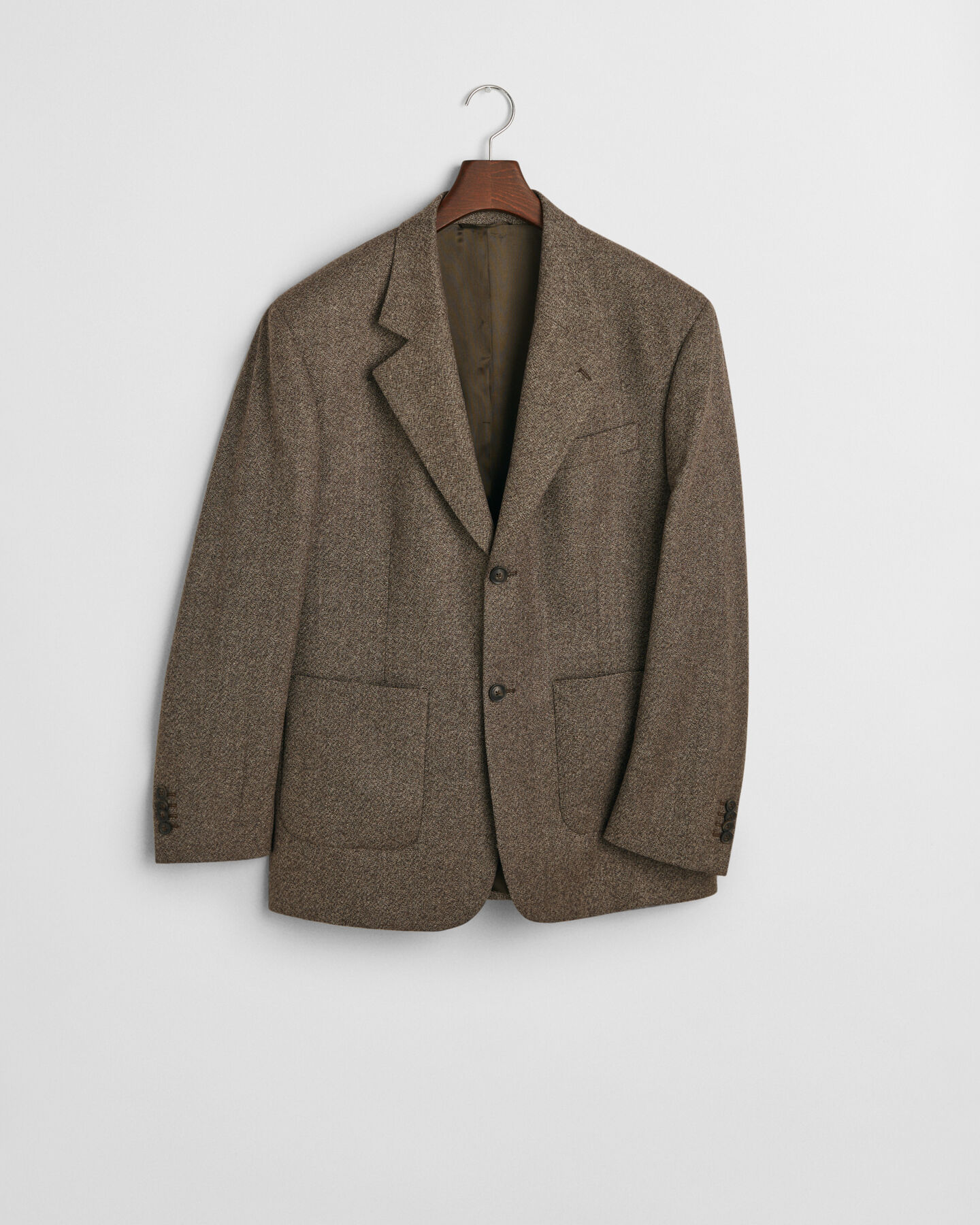 Relaxed Fit Moulin&eacute; Wool Suit Blazer