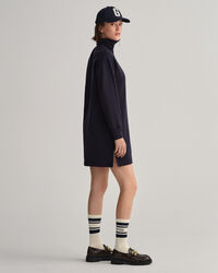 Half-Zip Sweat Dress