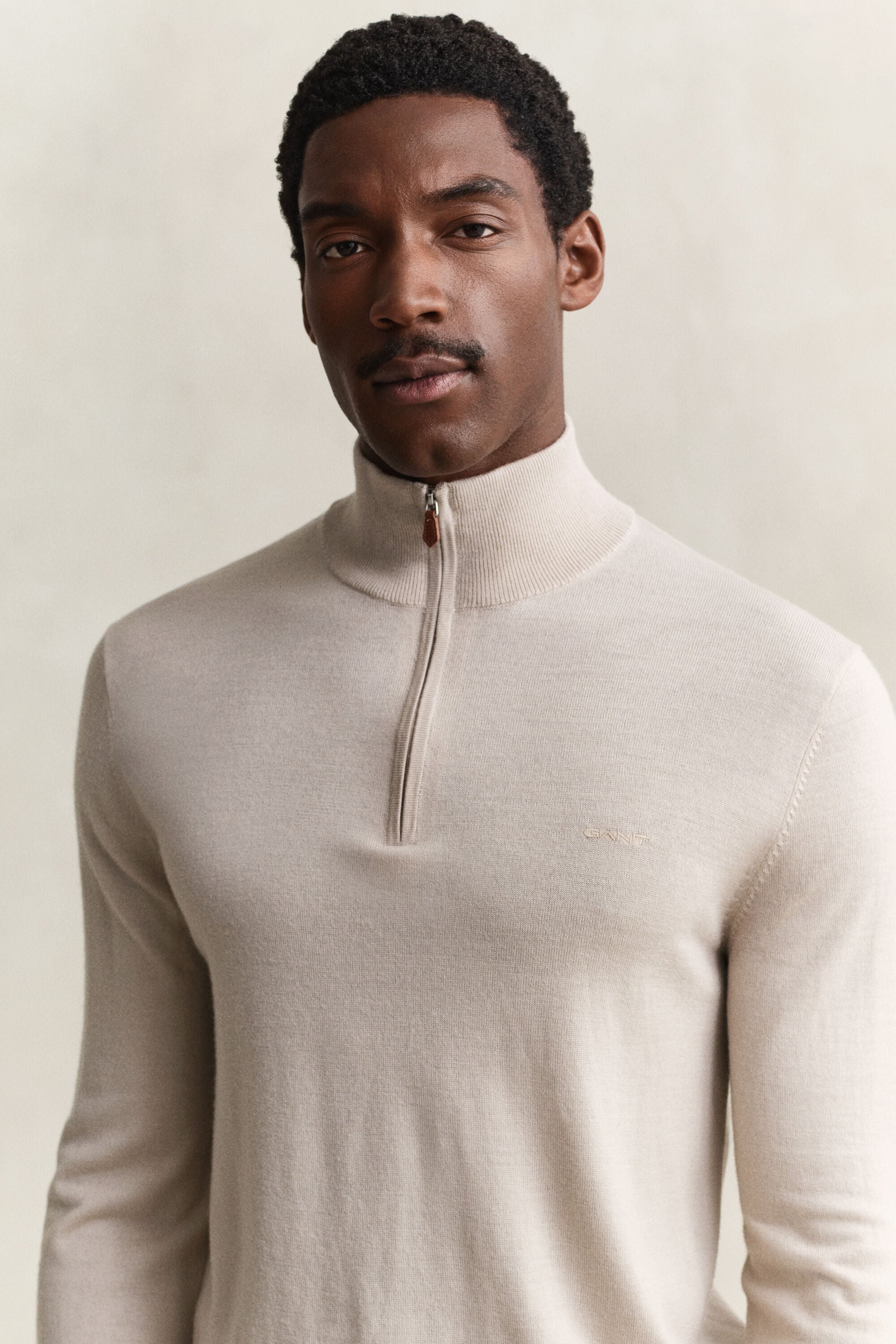 Merino Wool Half-Zip Sweater
