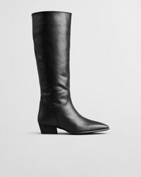 Bassotte Knee-High Leather Boots