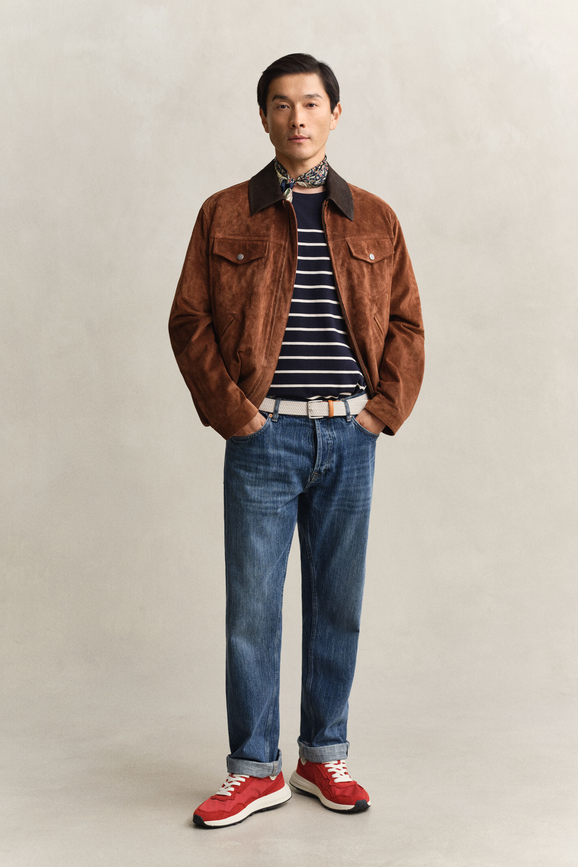 Placed Stripe T-Shirt