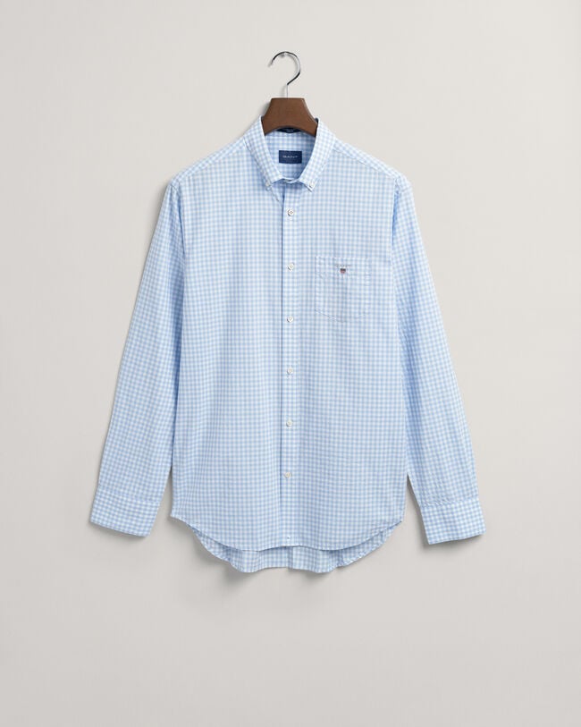Regular Fit Gingham Broadcloth Shirt