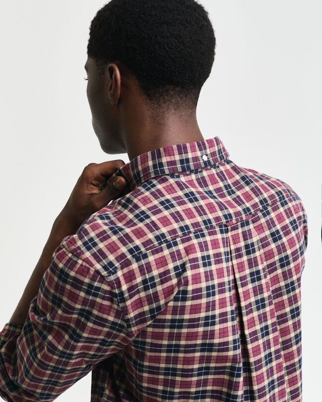 Regular Fit Checked Light Twill Shirt