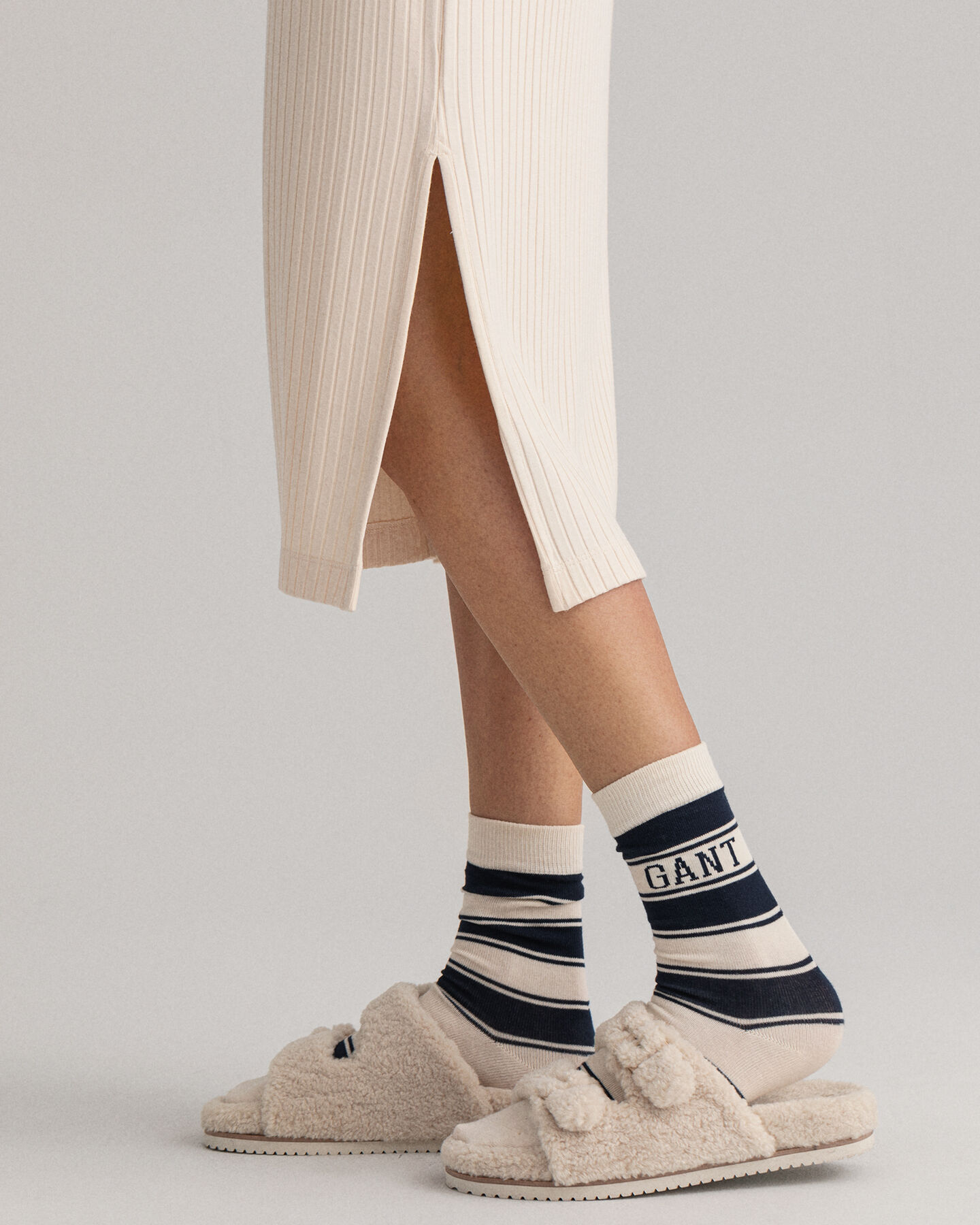 Detail Slit Jersey Dress