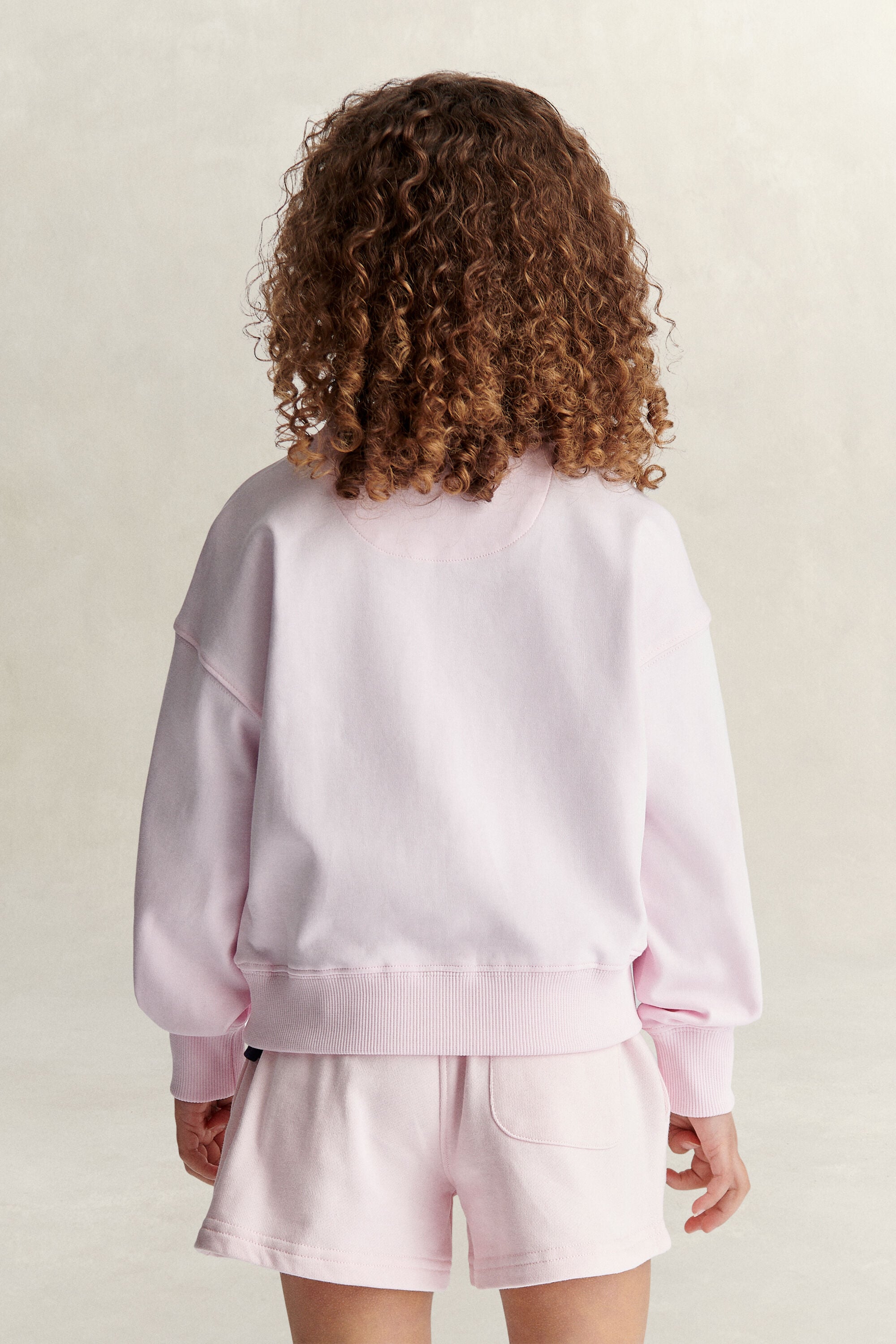 Girls Oversized Shield Sweatshirt