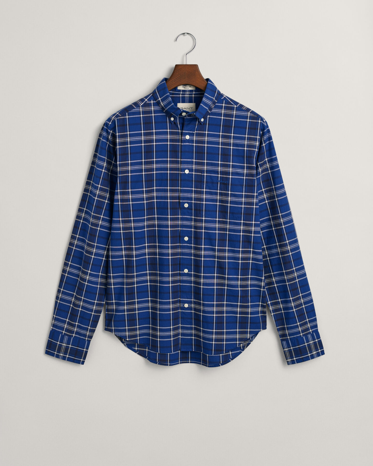 Regular Fit Checked Poplin Shirt