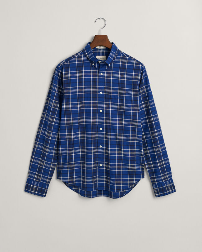 Regular Fit Checked Poplin Shirt