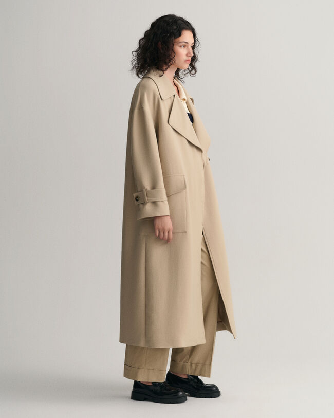 Oversized Fluid Coat