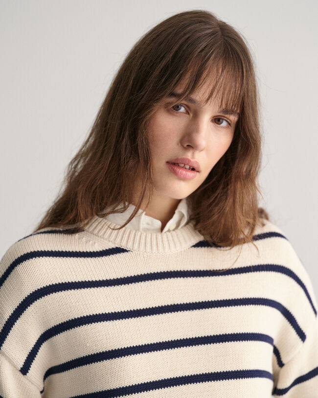 Striped Crew Neck Sweater