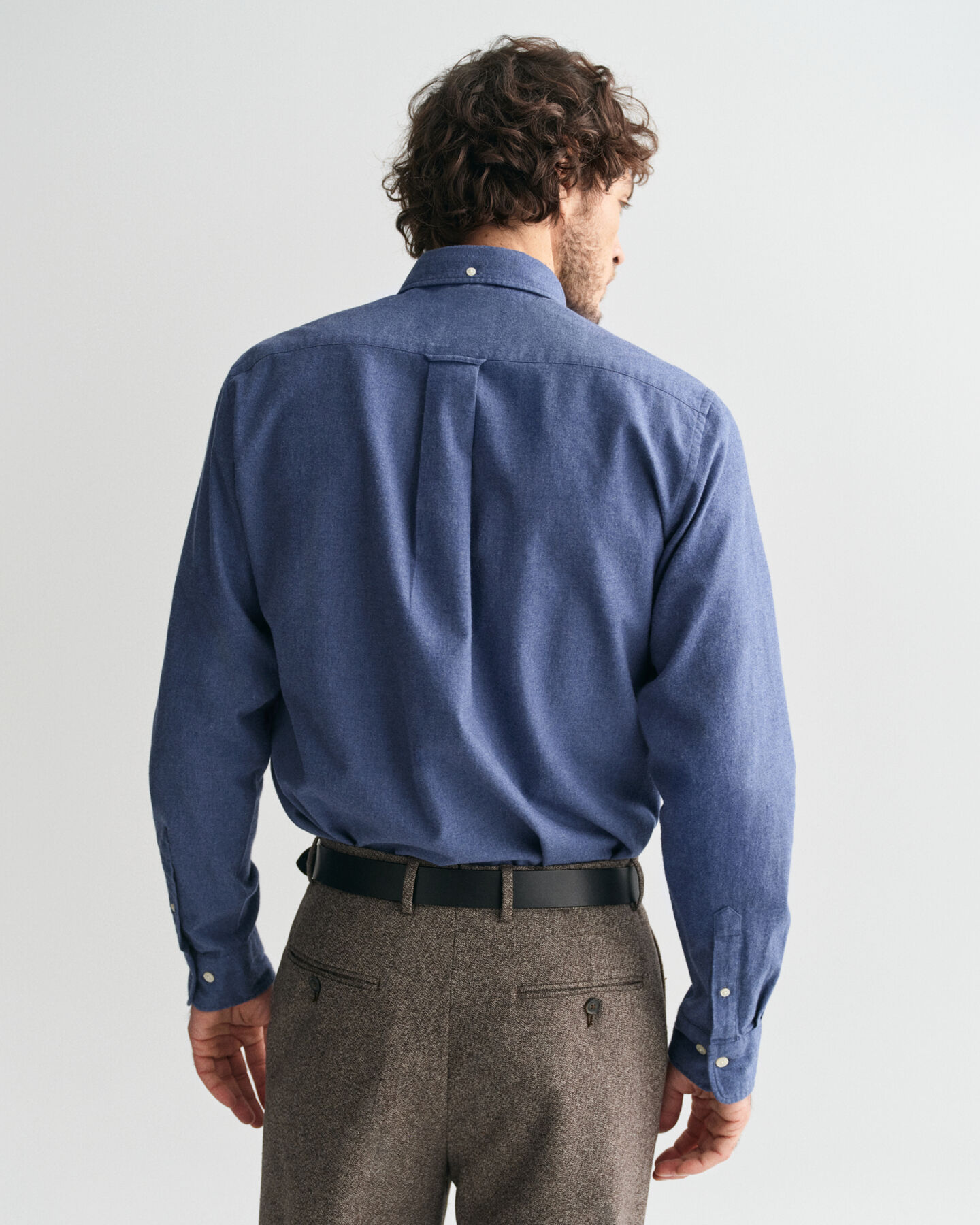 Regular Fit Flannel Melange Shirt