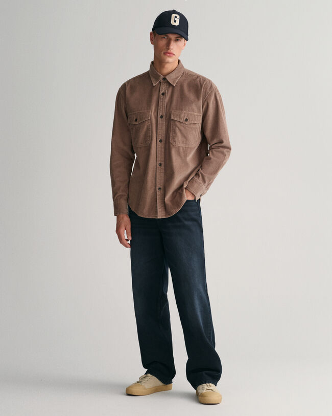 Relaxed Fit Corduroy Shirt