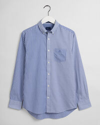 Regular Fit Mixed Panel Shirt