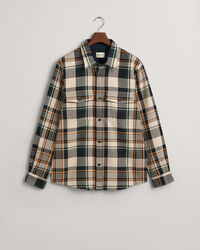 Checked Heavy Twill Overshirt